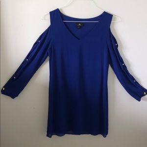 ADORABLE open should, beaded open arm dress